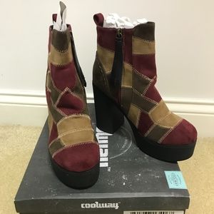 Coolway Biblu patchwork boots